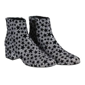 Saint Laurent Paris Sparkle Ankle Boots